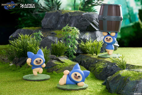 『モンスターハンター』Monster Hunter Rise アイルー ネコ ブラインドボックスフィギュア【BOX】