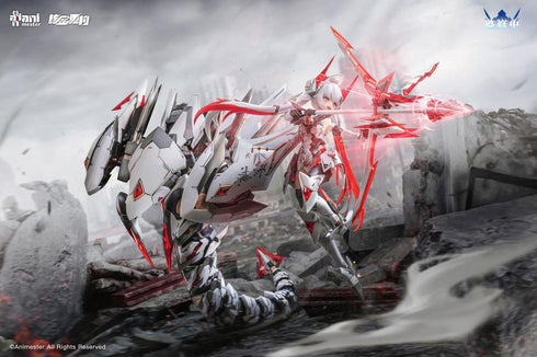 『GOLD RECONSTRUCTION』001_ANIMESTER×NUCLEAR 紫微星・白 1/12スケール プラスチックキット