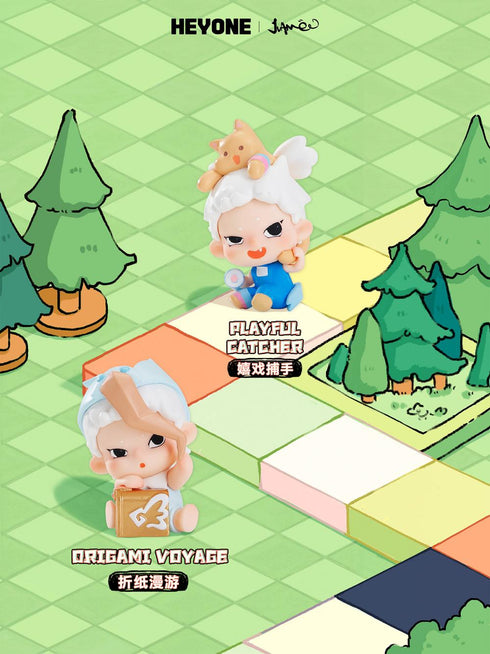 『タイムタウンに迷い込んだシリーズ』001_Heyone ミニトレーディングフィギュア【BOX】