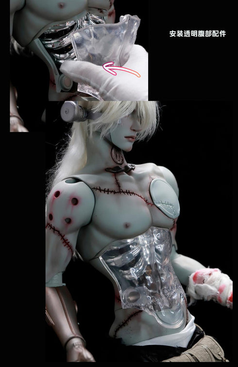 『Science Fantasy(サイエンスファンタジー)シリーズ』001_Ringdoll フランケンシュタイン 76cmボールジョイントドール(BJD)
