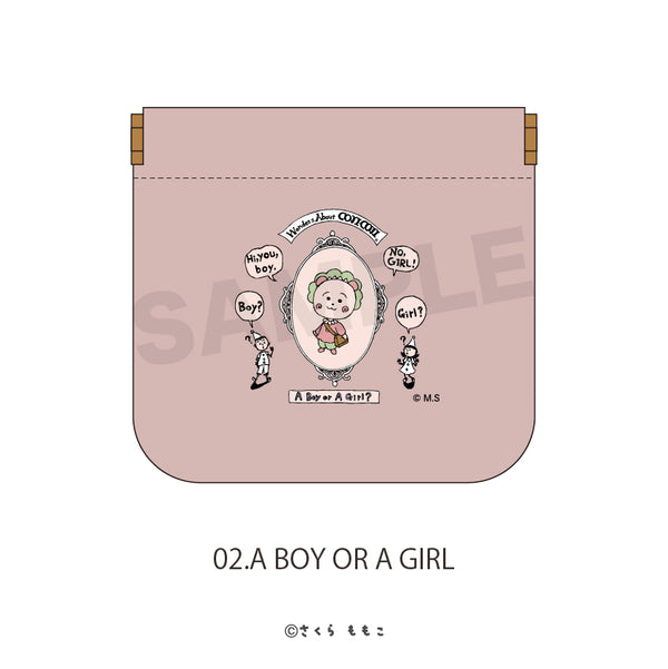 『COJI-COJI 30th Anniversary Arts』イージーオープンスリムポーチ COJI-COJI 30th Anniversary Arts 02.A BOY OR A GIRL