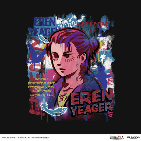 『進撃の巨人』The Final Season ウォールアートパーカー(エレン)