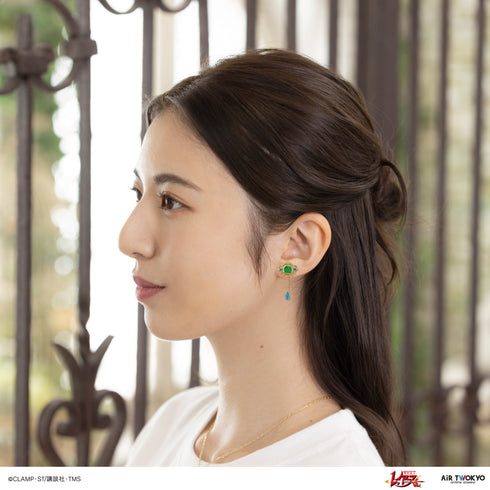 『魔法騎士レイアース』第1弾 キャラモチーフピアス(エメロード&ザガート)