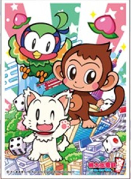 『桃太郎電鉄 〜昭和 平成 令和も定番!〜』キャラクタースリーブ イヌ・サル・キジ (EN-1414)(65枚入り)