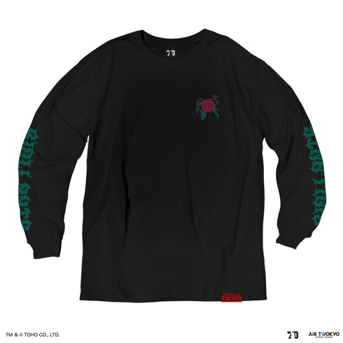 『ゴジラ』ゴジラ 70 周年記念 平成・VS シリーズ キャラクターイラスト ロングスリーブ T シャツ 1(ゴジラ VS ビオランテ)