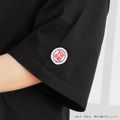 『ゆるキャン△ SEASON3』YOIDOREコラボTシャツ ブラック(ネオン)