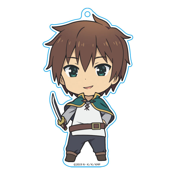 『 映画 この素晴らしい世界に祝福を!紅伝説』ぷにこれ!キーホルダー(スタンド付) カズマ【202405再販】