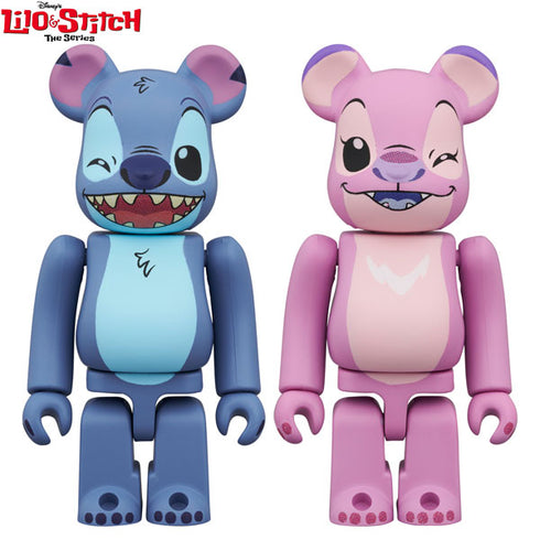 『ディズニー』BE@RBRICK STITCH & ANGEL 2PCS SET『Lilo & Stitch: The Series』