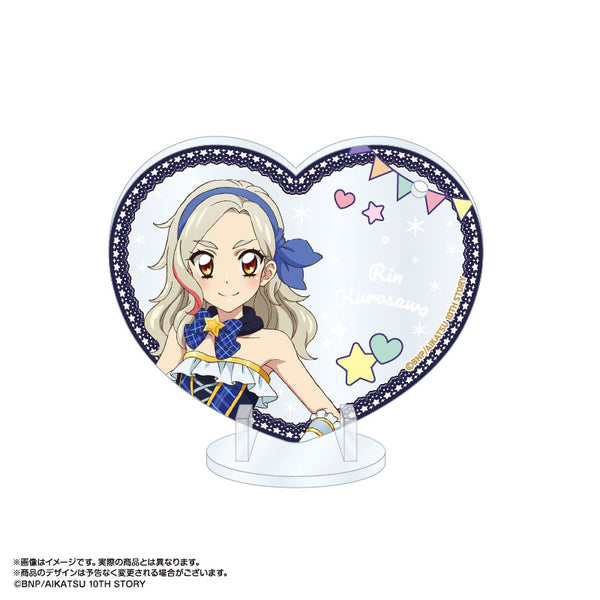 『アイカツ!』あかりGeneration×マリオンクレープ ぴくりあアクキー&スタンド 黒沢凛