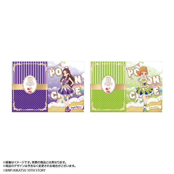 『アイカツ!』あかりGeneration×マリオンクレープ A4クリアファイルセット 藤原みやび&栗栖ここね