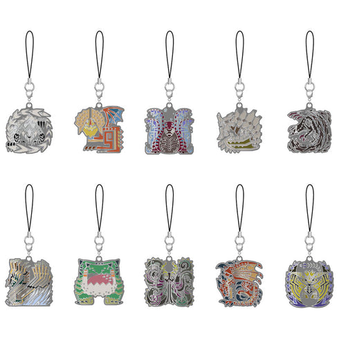 『モンスターハンターワイルズ』モンスターアイコン メタルキーホルダー 10個入りBOX