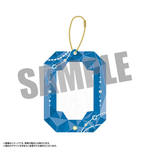 amieオリジナル ジュエリーアクリルフレーム 宝石ver. 5.ブルー