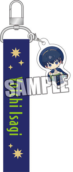 『ブルーロック』チャーム付き刺繍ネームタグ「潔世一」ホロスコープVer.