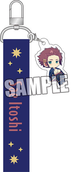 『ブルーロック』チャーム付き刺繍ネームタグ「糸師冴」ホロスコープVer.