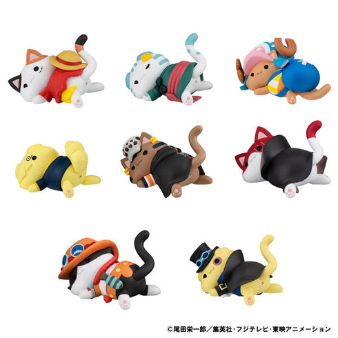 『ONE PIECE ワンピース』MEGA CAT PROJECT ニャンピースニャーン!ペタリ! 8個入りBOX