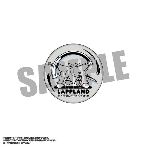 『アークナイツ』らばぴーく! ラバー缶バッジ ラップランド
