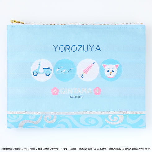 『銀魂』桐生織御朱印帳フラットポーチ 万事屋