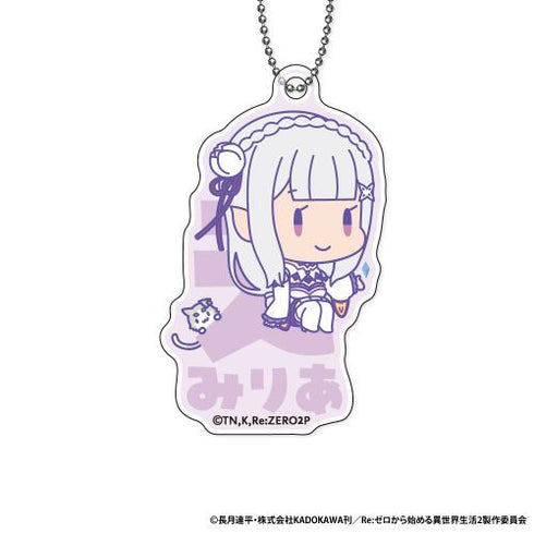 『RE:ゼロから始める異世界生活』おなまえぴたんコ アクリルキーホルダー BOX