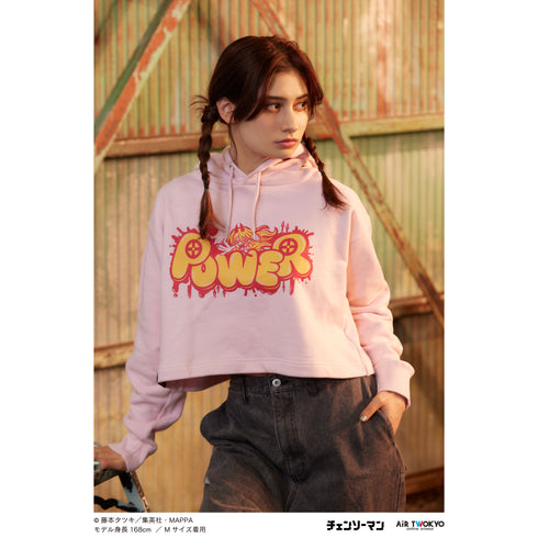 『チェンソーマン』パワー クロップドパーカー