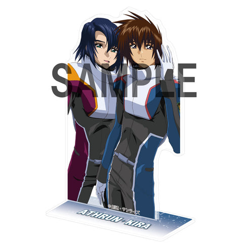 『機動戦士ガンダムSEED/DESTINY』ビッグアクリルスタンド アスラン&キラ パイロットスーツ