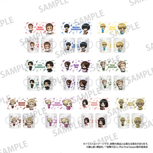 『進撃の巨人』フルカラーマグカップ ライナー・ブラウン(ミニキャラ)(DIY)