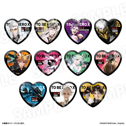 『TO BE HERO X』アニメ「TO BE HERO X」 トレーディングハート缶バッジ 【全11種】(BOX)