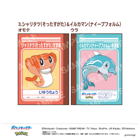 『ポケットモンスター』ミニ学習帳セット〜第9弾〜(A)