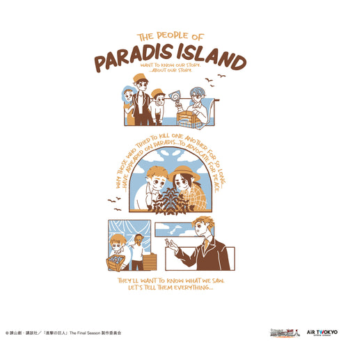 『進撃の巨人』The Final Season 完結編 (後編)イラストTシャツ 4(僕達が見てきた物語)