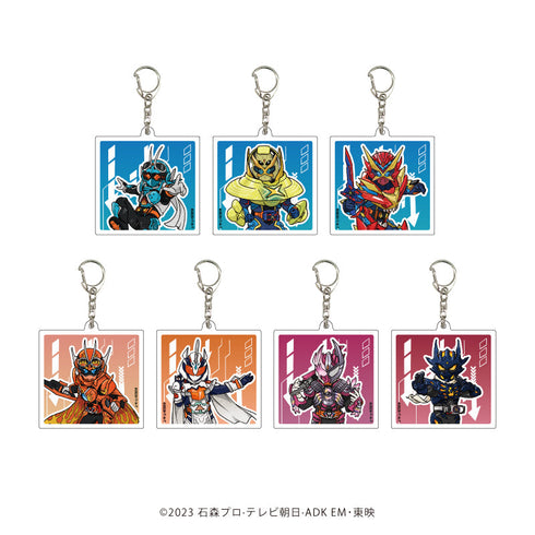 『仮面ライダーガッチャード』アクリルキーホルダー01/ブラインド(全7種)(グラフアートイラスト)