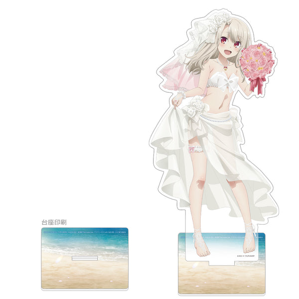 『Fate/kaleid liner プリズマ☆イリヤ Licht 名前の無い少女』描き下ろし特大アクリルスタンド(イリヤ/ウエディング水着)