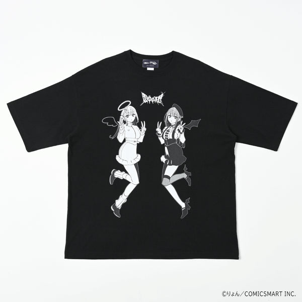 『地雷なんですか?地原さん』QOOZA × 地雷なんですか? 地原さん / コラボTシャツ 2(Q0082)