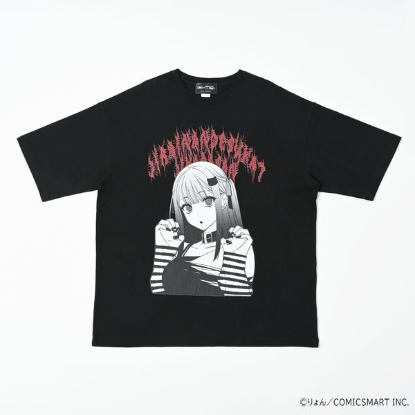 『地雷なんですか?地原さん』QOOZA × 地雷なんですか? 地原さん / コラボTシャツ 1(Q0081)