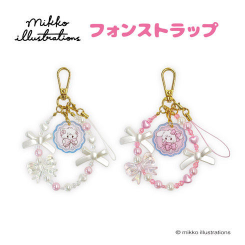 『mikko illustrations(ミッコ)』フォンストラップ キャミー
