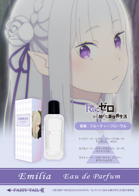 『Re:ゼロから始める異世界生活』オードパルファム エミリア