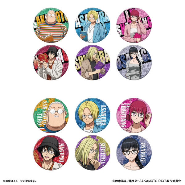 『SAKAMOTO DAYS(眼鏡Style)』SAKAMOTO DAYS トレーディングキラキラ缶バッジ 眼鏡Style 【全12種】(BOX)