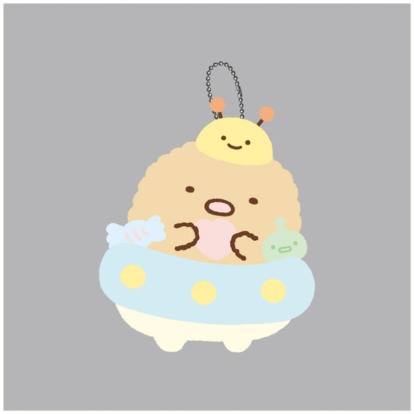 『すみっコぐらし ふしぎなおともだち』モフモフダイカットコインケース C:とんかつ