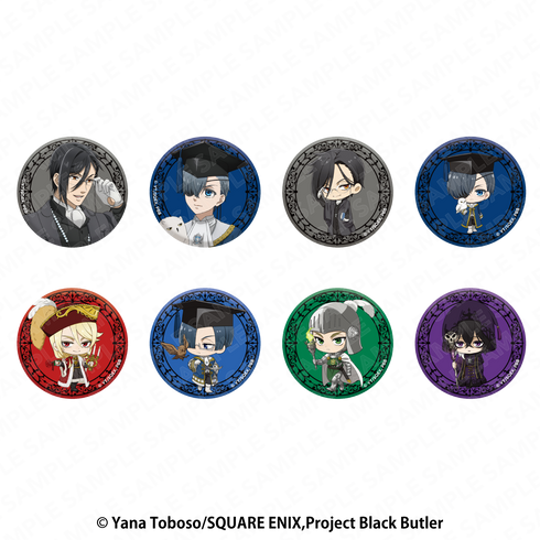 『黒執事 -寄宿学校編-』キラキラ缶バッジ【BOX】