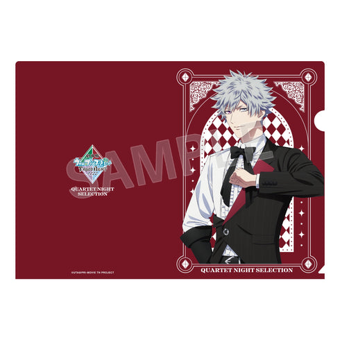 『歌之☆王子殿下♪TABOO NIGHT XXXX 地方特產點心聯名』QUARTET NIGHT SELECTION 透明文件夾 黑崎蘭丸