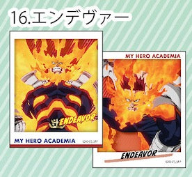 「僕のヒーローアカデミア」(ヒロアカ)フォト風メタルステッカーコレクション
