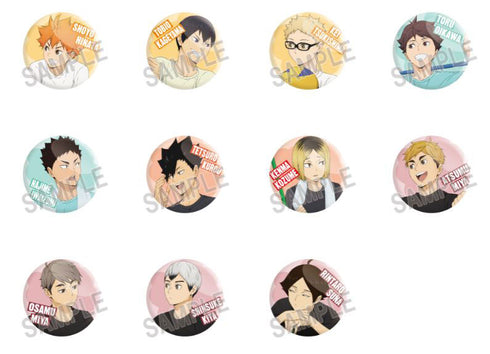 『ハイキュー!!』掃除 トレーディング缶バッジ BOX