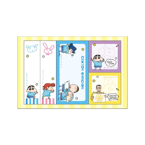 『クレヨンしんちゃん』ポーチ入り付箋 らくがき/ともだち