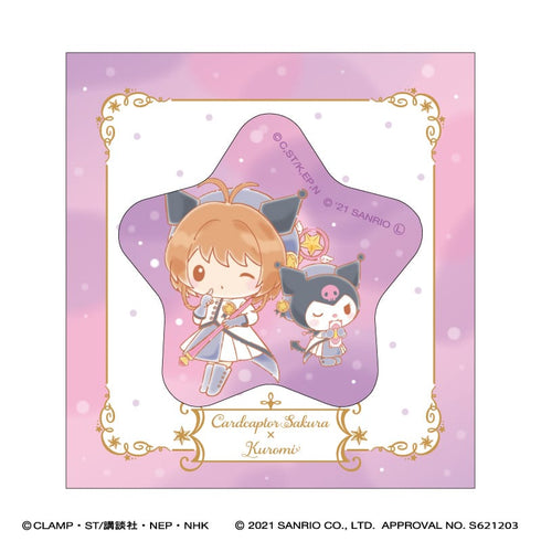 『カードキャプターさくら × サンリオキャラクターズ』星型缶バッジ/クロミ