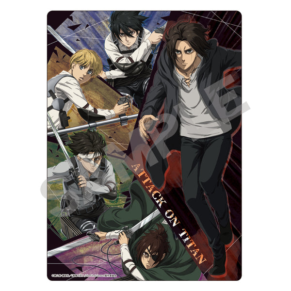 『進撃の巨人』下敷き ブラック