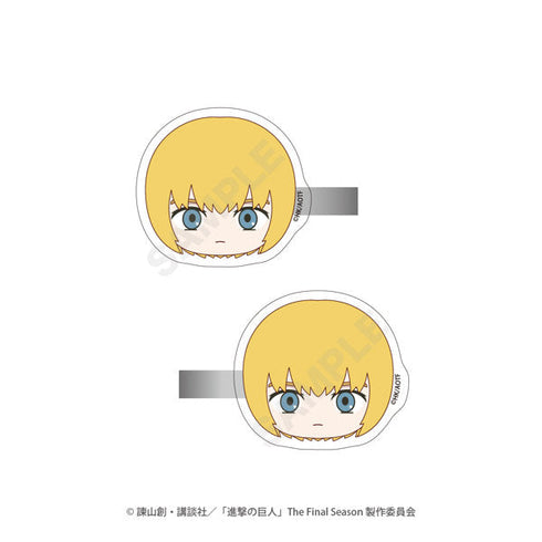『進撃の巨人』ぽけっこ アクリルヘアクリップ アルミン