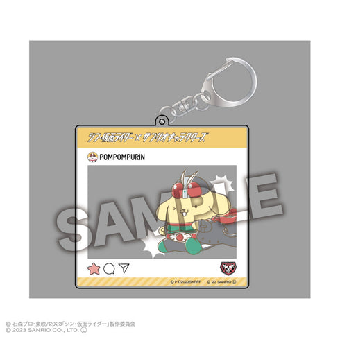 『シン・仮面ライダー×サンリオキャラクターズ』トレーディングSNS風アクリルキーホルダー (全10種) BOX