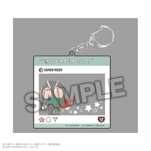 『シン・仮面ライダー×サンリオキャラクターズ』トレーディングSNS風アクリルキーホルダー (全10種) BOX