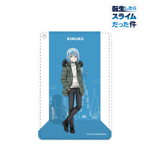 『転生したらスライムだった件』描き下ろしイラスト リムル 現代私服ver. 1ポケットパスケース