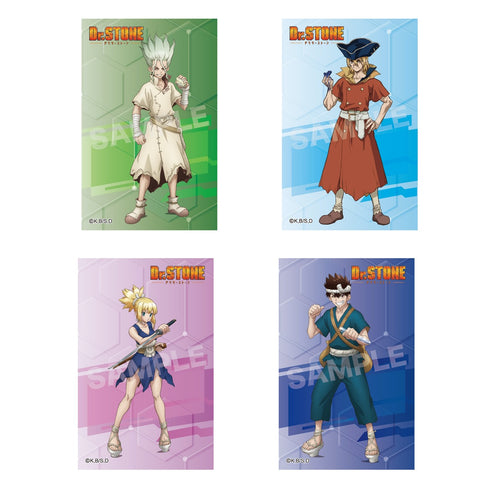 『Dr.STONE』サテン地ステッカー 01 第1弾 (全8種) BOX