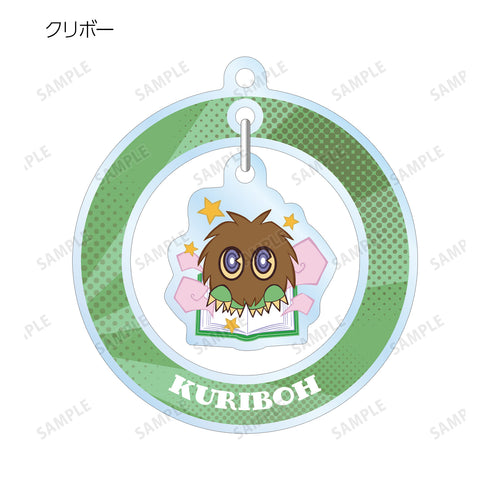 『遊戲王決鬥怪獸』交易卡 卡通世界 趣味變形 搖搖晃晃壓克力鑰匙圈 盒裝