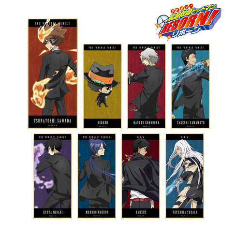 『家庭教師ヒットマンREBORN!』描き下ろしイラスト 戦う背中ver. トレーディングスタンド付き色紙 BOX